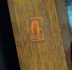 Early red decal, 1902 to 1904.